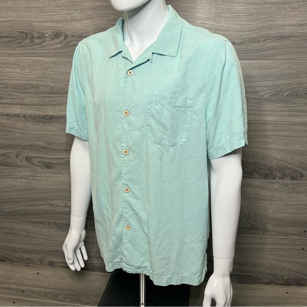 Tommy Bahama Mens Silk Button Down Shirt size Large - Picture 1 of 9